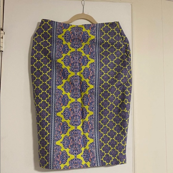 The limited pencil skirt medallion green blue - Picture 5 of 8